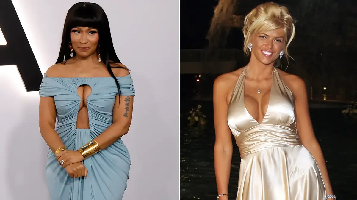 Imagen comparativa de Nicki Minaj y Anna Smith