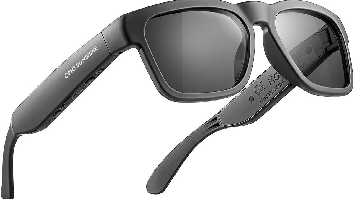 These sunglasses play 10 hours of music.