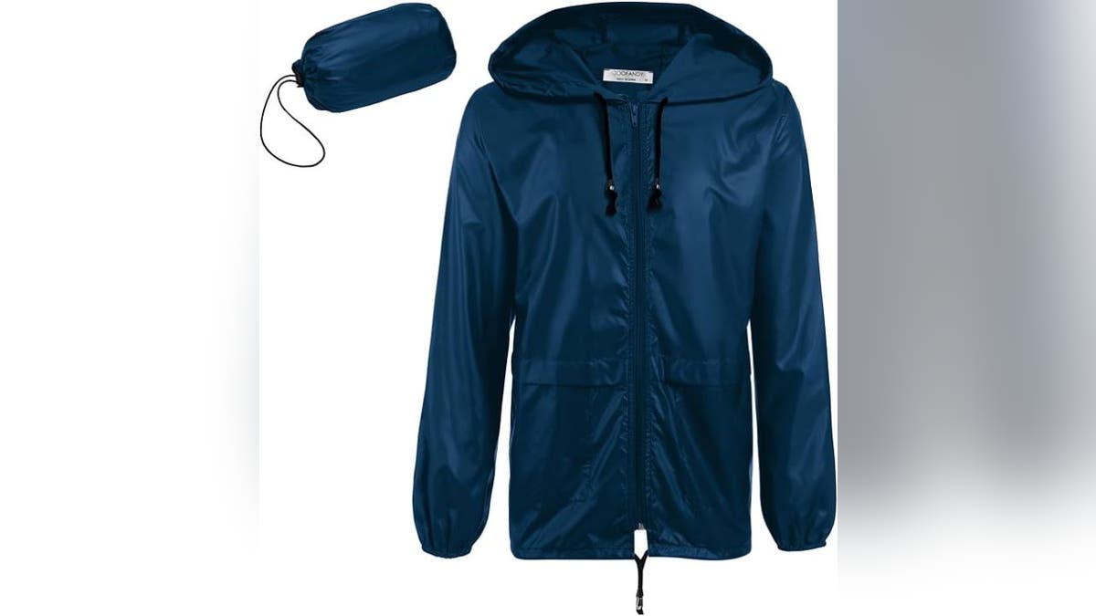 Always keep a rain jacket on hand for sudden storms.