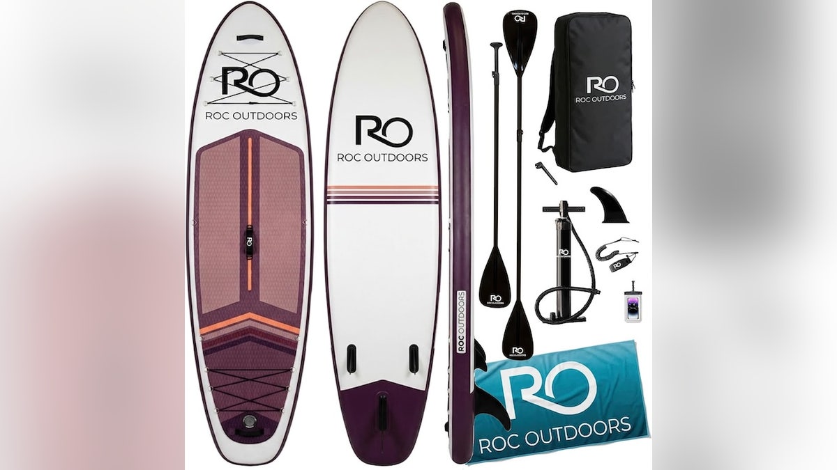 Bring this inflatable paddle board on your next beach trip.