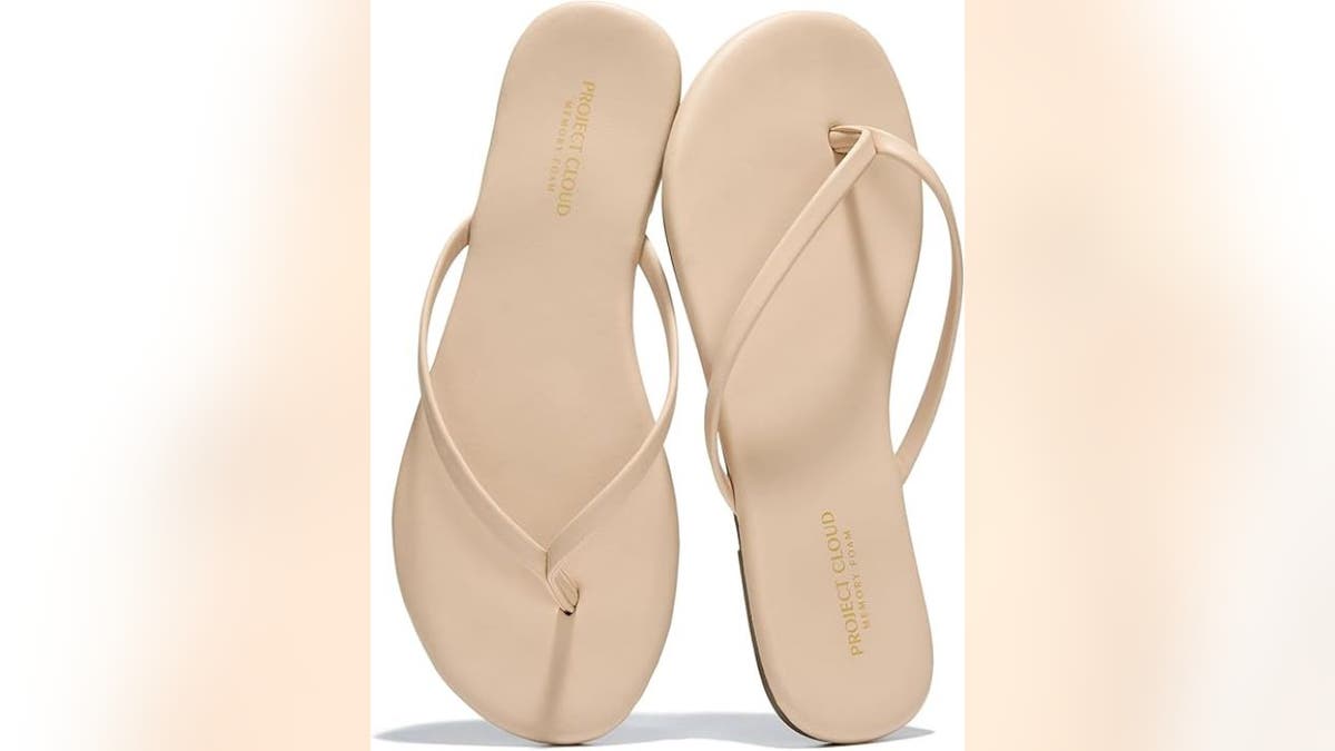 These flip-flops are popular on Amazon.