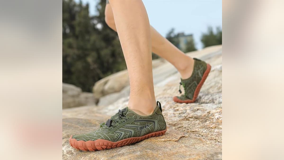 Get a barefoot feeling from these shoes.