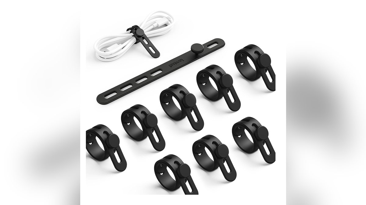 Keep cables tightly wrapped with these ties.