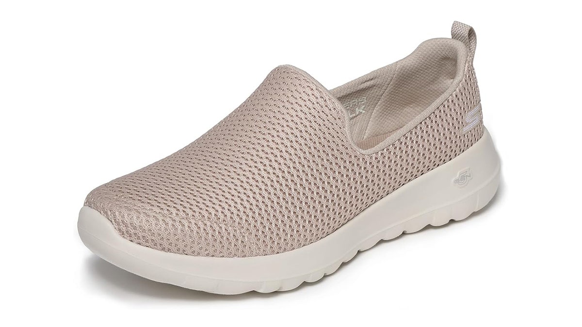 Slip these shoes on hands-free.