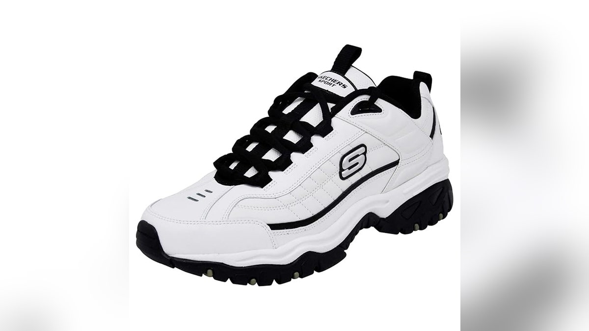 Slip on a supportive pair of shoes for all-day walking.