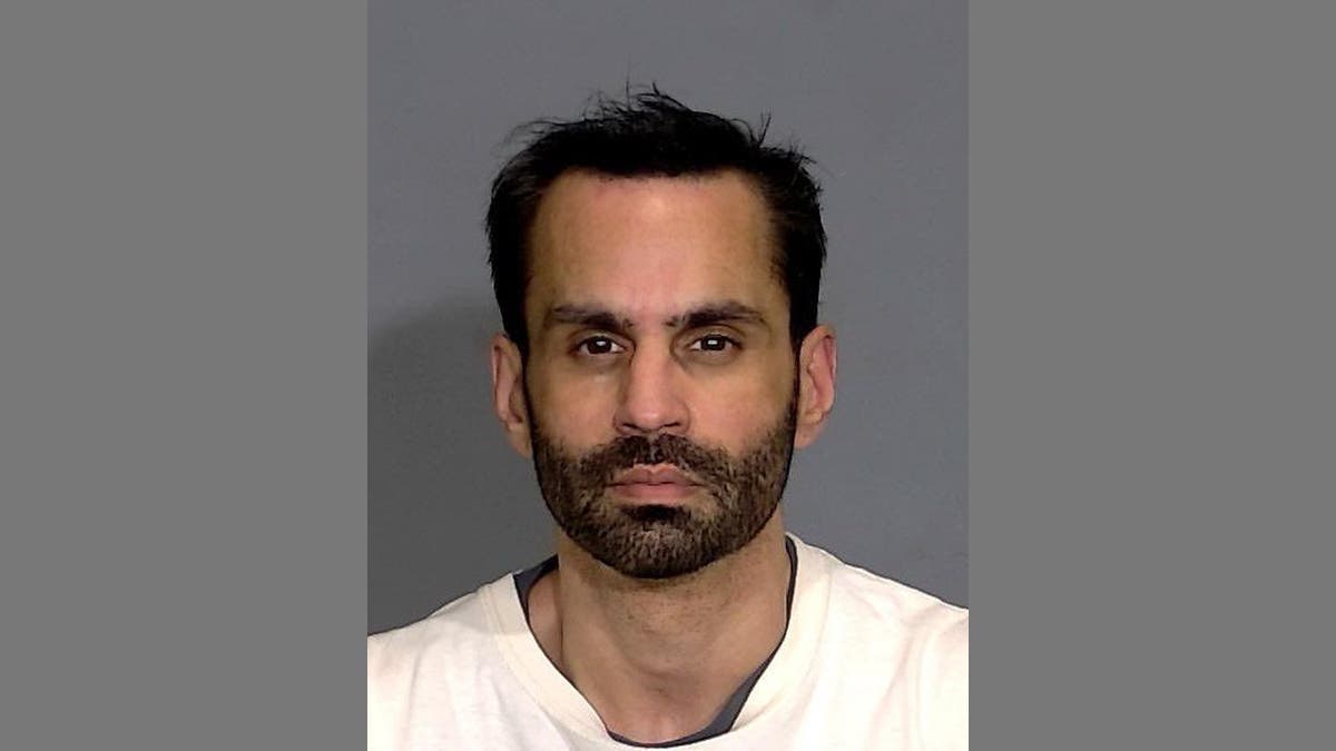 Booking photo of Kevin Singh, the man accused of stalking Sophie Cunningham.