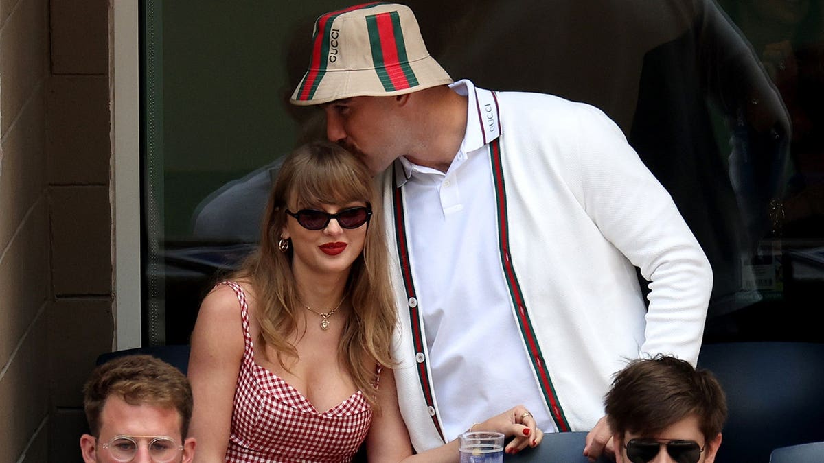 Taylor Swift and Travis Kelce at the US Open in New York in September 2024.