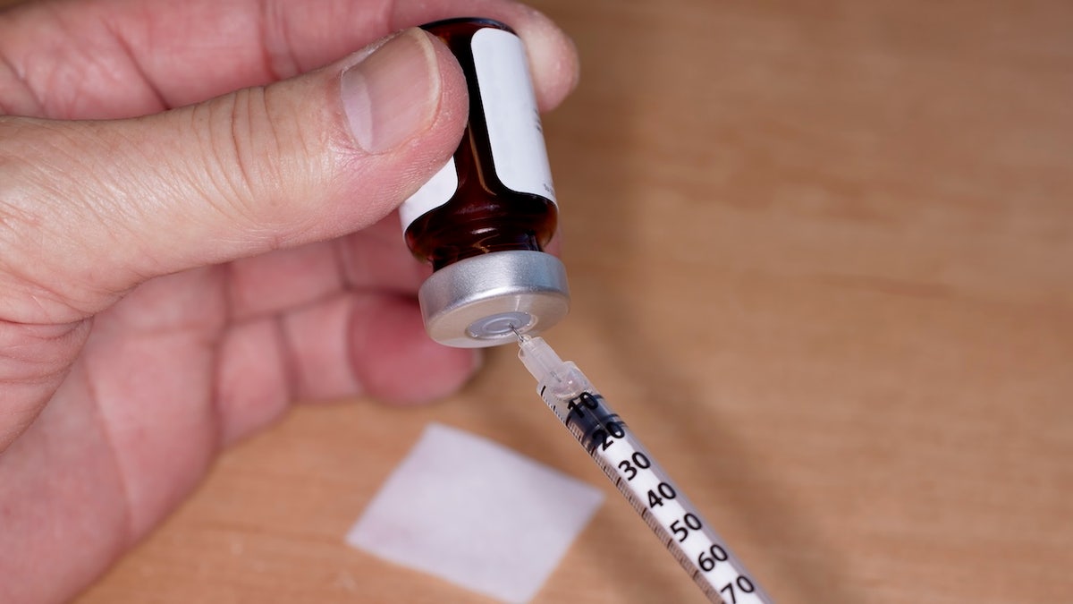 Testosterone vial