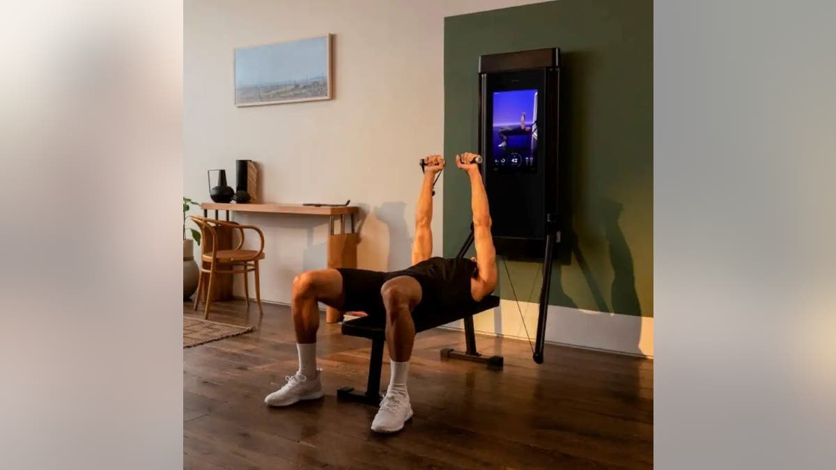 This home gym won't take up a lot of space.