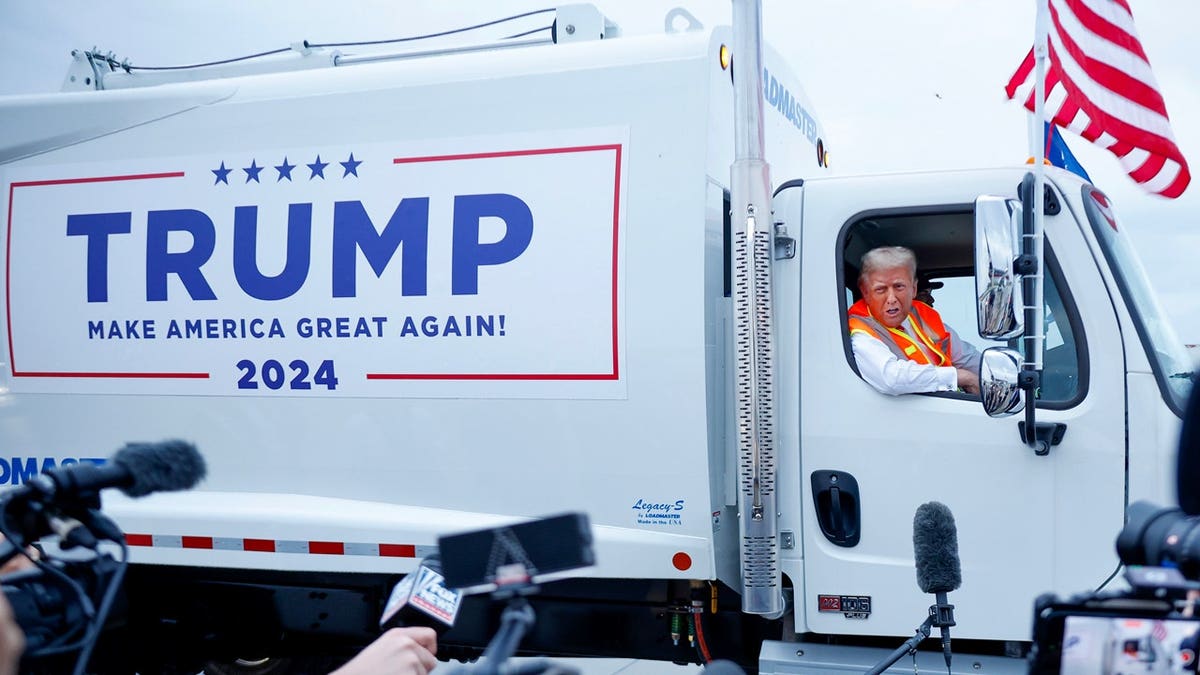 trump in truck
