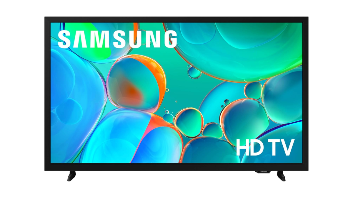 Get a compact TV with a bright, clear display and built-in Samsung TV Plus.