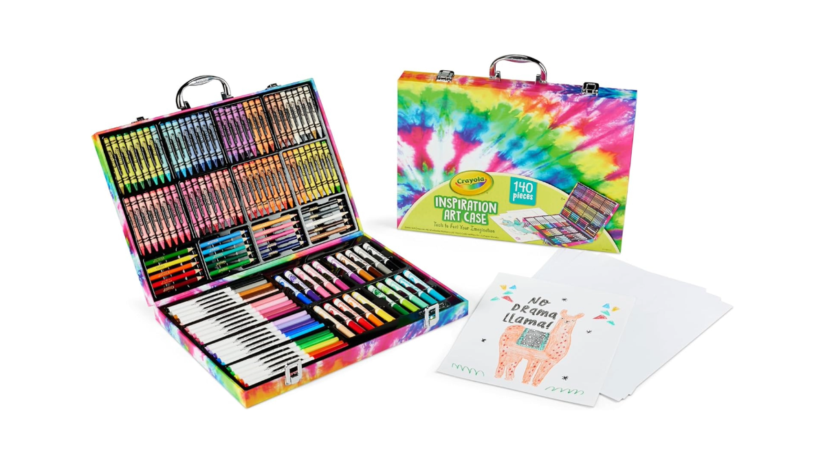 Take art supplies with you on the go.