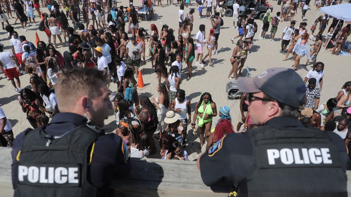 Police place a assemblage astatine Orange Crush connected Tybee Island connected Saturday, April 19.