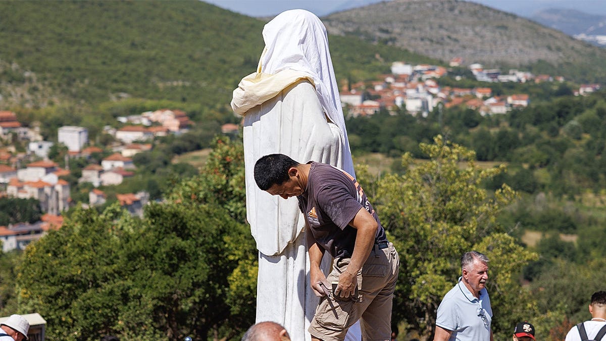World-famous Catholic shrine torched, 'Devil in a skirt' scrawled on Virgin Mary statue