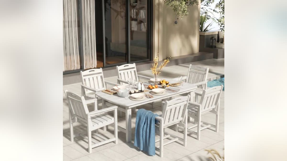 Seat the entire family at this patio set.