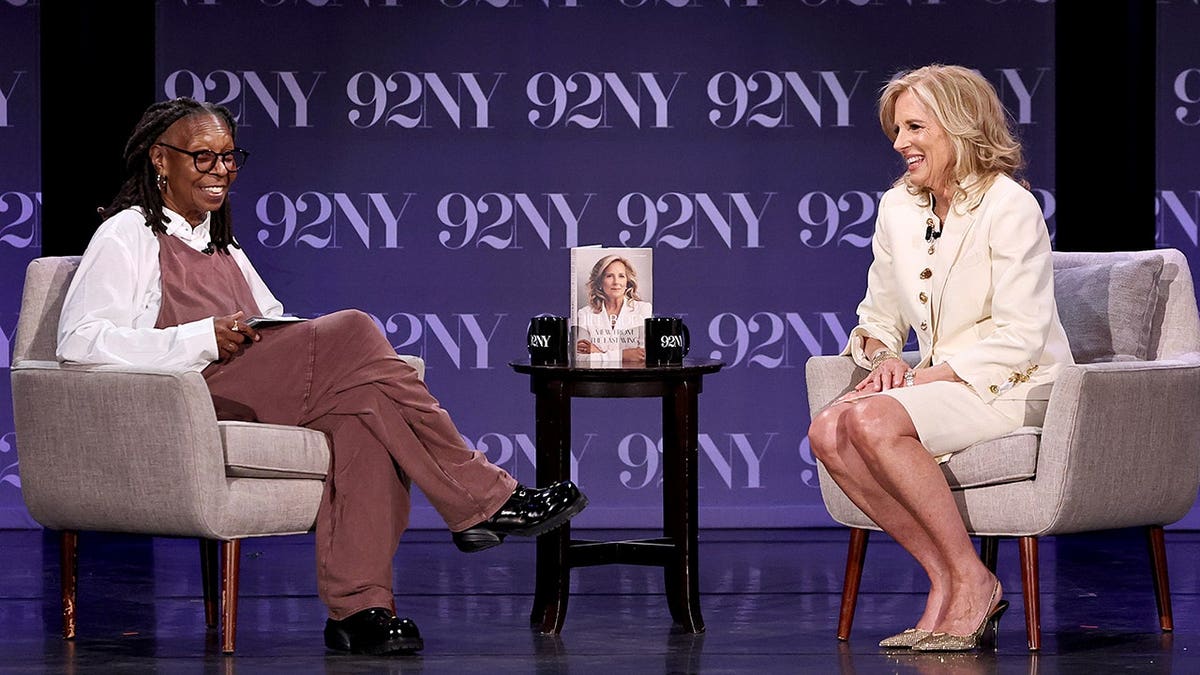 Whoopi Goldberg and Jill Biden