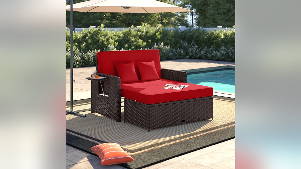 Update your patio lounging with a new loveseat.