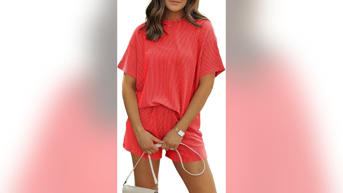 Stay comfortable in this oversized set.