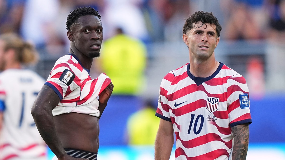 Folarin Balogun a Christian Pulisic