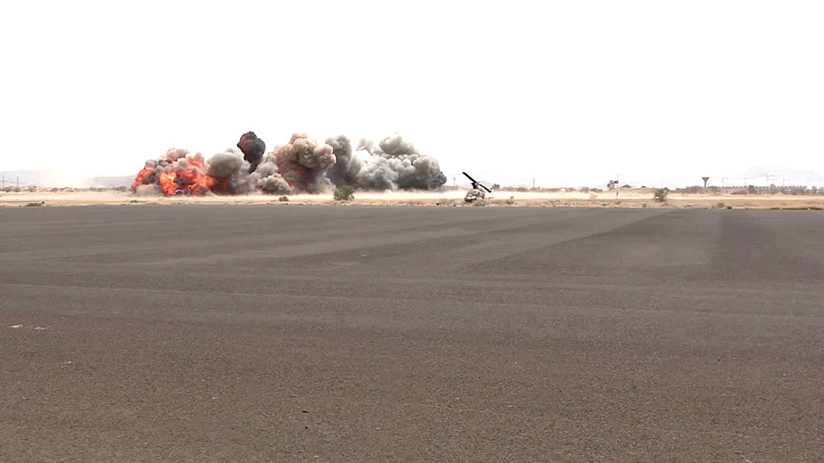 Sanaa airport explosion