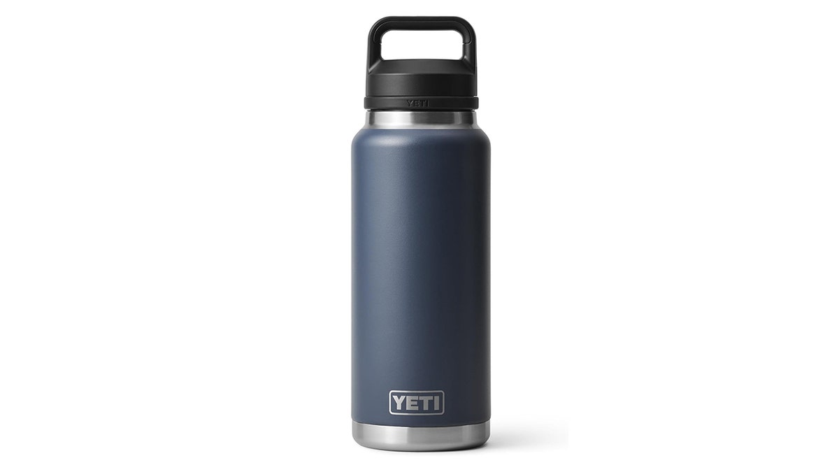 A stainless steel water bottle helps keep drinks cold for hours.