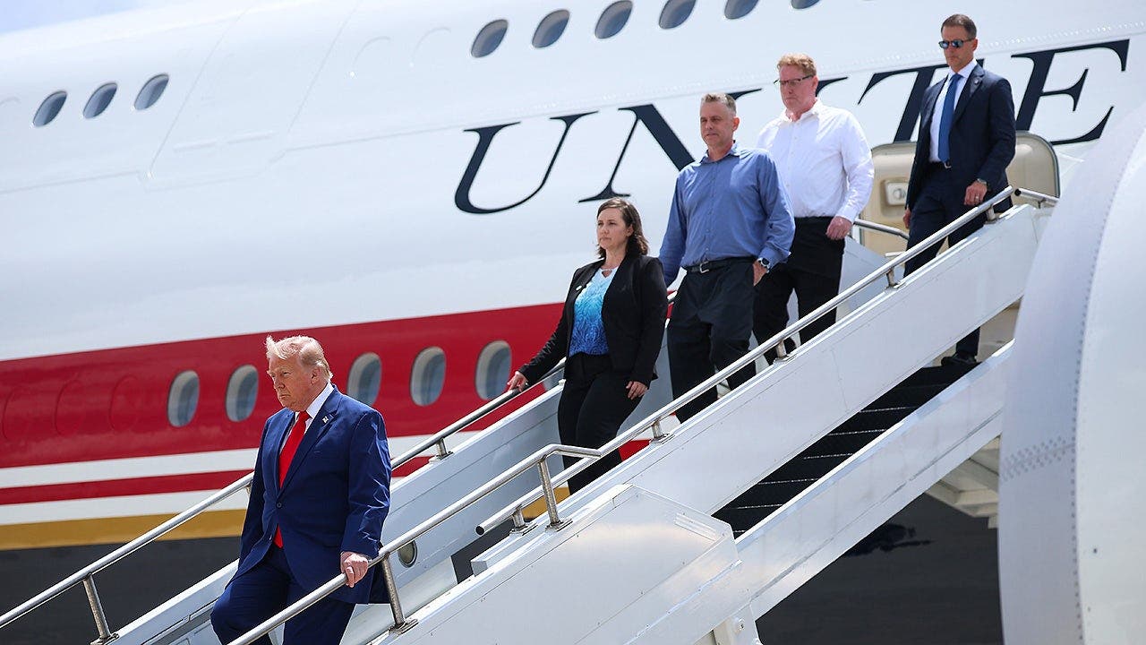 Trump gives emotional tribute to fallen Army Lt Tyler Feehan after flying grieving family on Air Force One