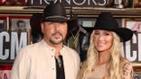 Jason Aldean and Brittany Aldean attend an event at Ryman Auditorium.