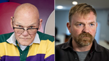 Photos arranged of Carville and Platner