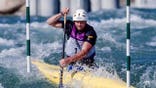 David Hearn competes