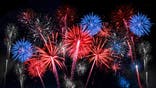 Fireworks on the 4th of July.