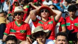 Morocco fans upset during match