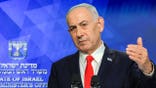 Benjamin Netanyahu speaks at a news conference in Jerusalem.