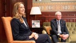 Mikie and Phil in the governors office in New Jersey