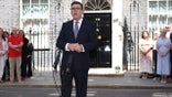 Andy Burnham speaks outside 10 Downing Street