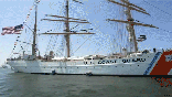 The U.S. Coast Guard cutter Eagle