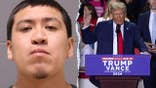 Brandon Ortiz-Vite mugshot and President Donald Trump