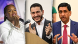 Cori Bush, Abdul El Sayed and Ro Khanna