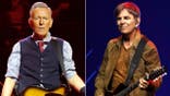 Split image of Bruce Springsteen, left, and Jonathan Cain, right.