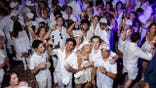 young trump supporters with hats all white party
