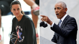 Caitlin Clark and Barack Obama