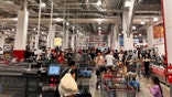 crowds inside costco
