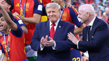Donald Trump and Gianni Infantino