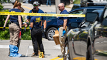 FBI investigating a shooting scene