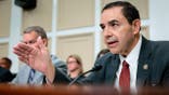 Rep. Henry Cuellar questions Homeland Security secretary during hearing.