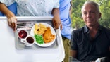 Hospital food on tray - celebrity chef Zakarian