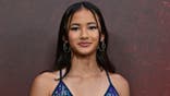 Kaylee Hottle attends a premiere at the TCL Chinese Theater in Hollywood.