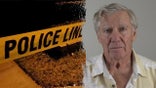 A split image of police tap and Larry Brown