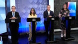 Candidates on debate stage