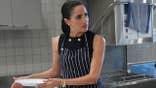 Meghan, Duchess of Sussex serves lunch with a staff member at a women's shelter in Melbourne.