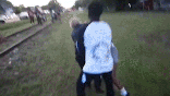 Viral video showing multiple people attacking a North Charleston police officer during a chaotic Fourth of July block party response in South Carolina